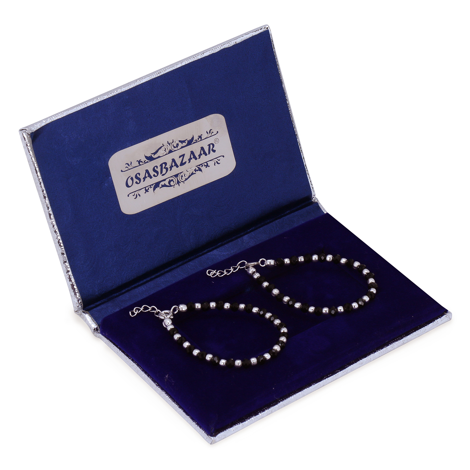 Buy 925 Sterling Silver jewellery Evil Eye Nazariya Bracelet with Blac –  Auriann