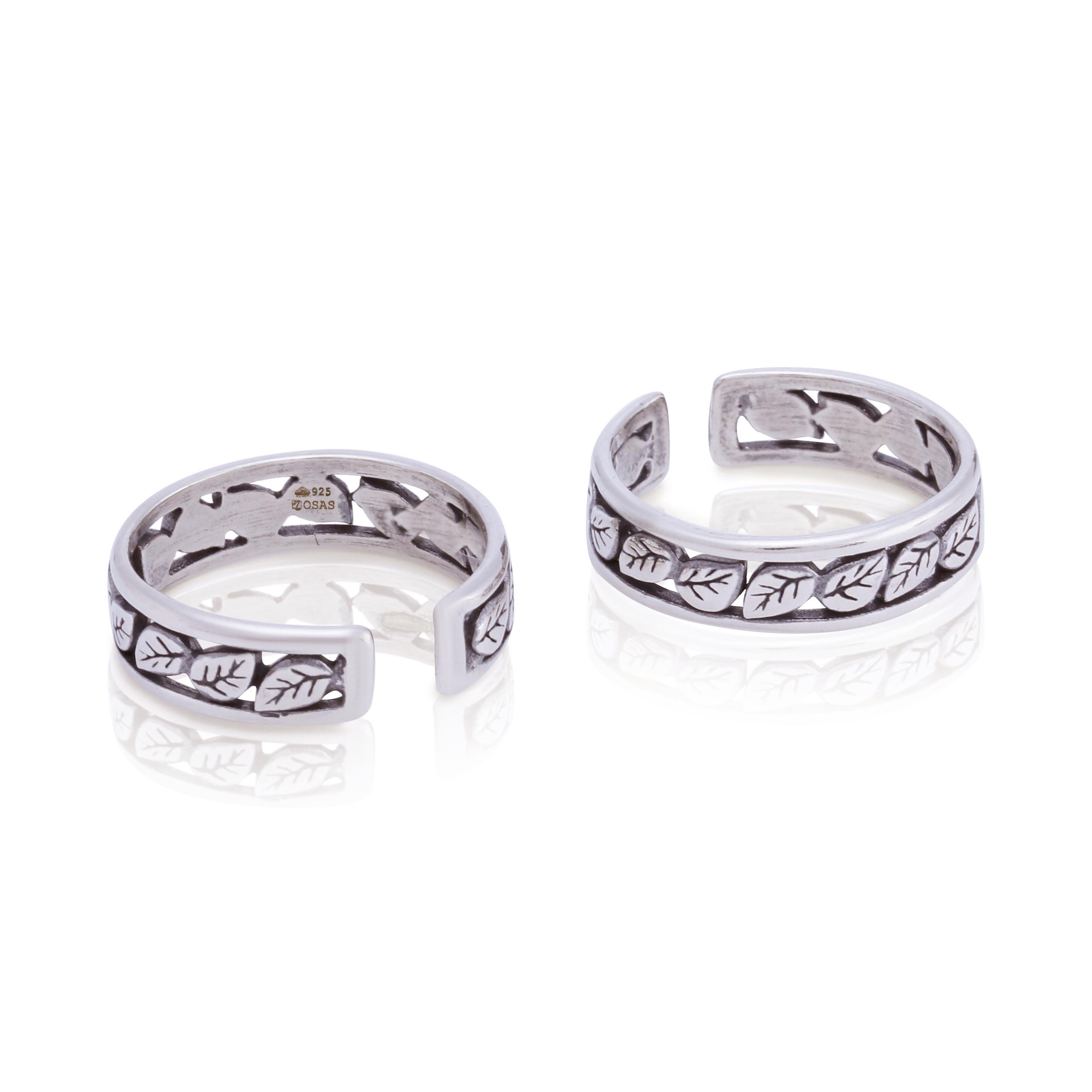 CZ Micro Eternity Sterling Toe Ring