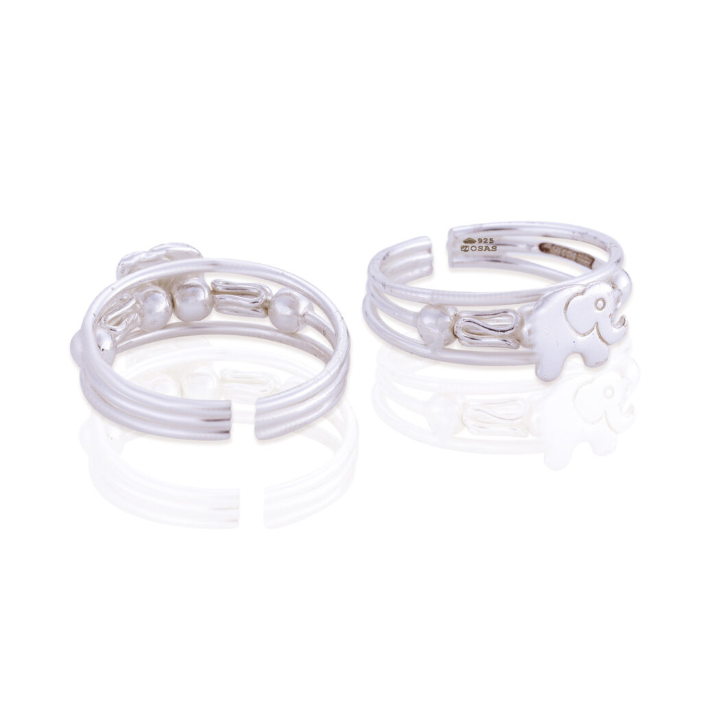 GJH Plain Daily wear Silver Toe Ring Set Price in India - Buy GJH Plain  Daily wear Silver Toe Ring Set Online at Best Prices in India | Flipkart.com